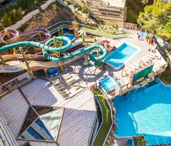 Magic aqua experience™ (consulta la altura mínima y peso máximo antes de acceder) Hotel Magic Rock Gardens Benidorm